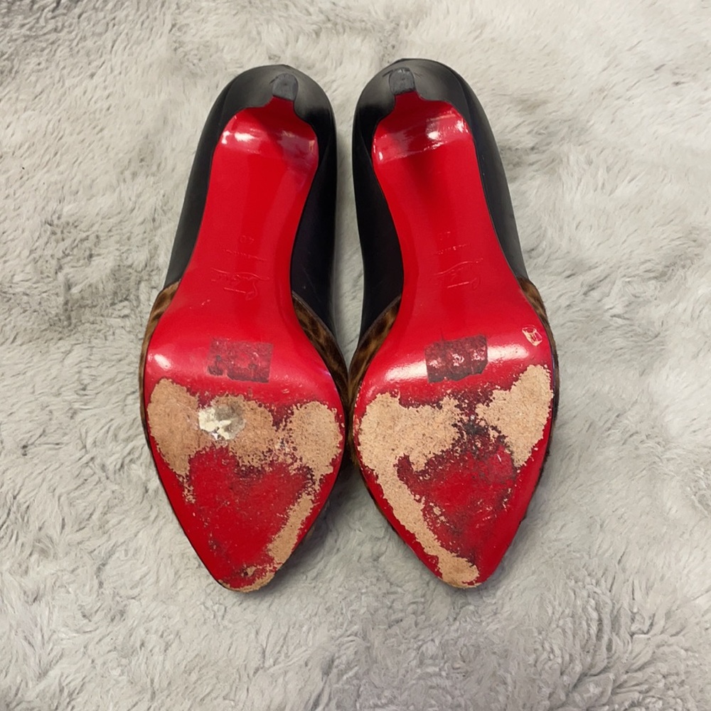 Christian Louboutin Maggie Pong Leopard Chad/K - Picture 4 of 13